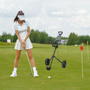 XDriveMax GC01 Foldable 2-Wheel Golf Pull Cart – Steel Frame