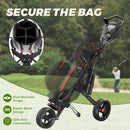 Alllion Lightweight 3-Wheel Folding Golf Push Cart