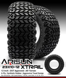 Arisun X-Trail 23x10.50-12 All-Terrain Golf Cart Tires – Set of 4