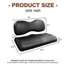 NOKINS Black Vinyl Seat Cover for Yamaha Drive & Drive2 Carts