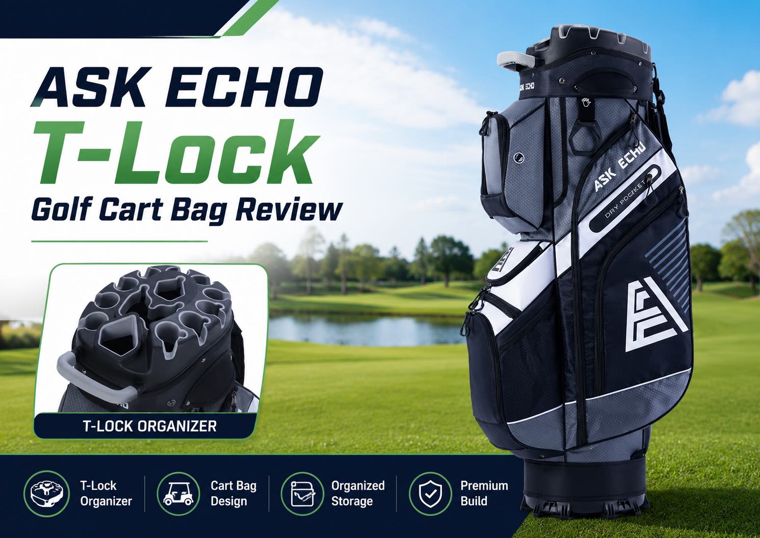 ASK ECHO T-Lock Golf Cart Bag Review (2026): Worth It?
