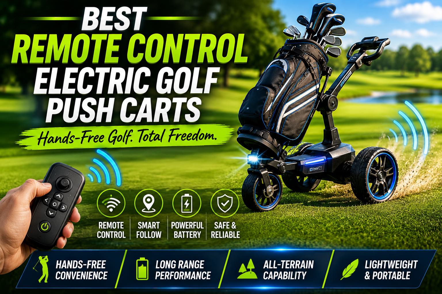 Best Remote Control Electric Golf Push Carts (2026)