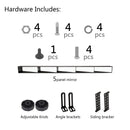 10L0L 5-Panel Rearview Mirror for Golf Carts & Utility Vehicles