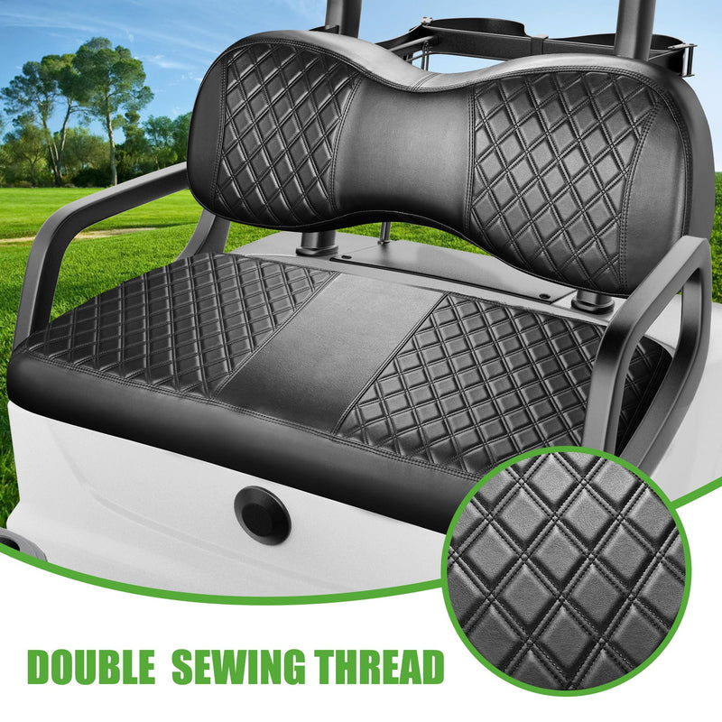 10L0L Diamond Leather Seat Cover for Yamaha G29 Golf Cart
