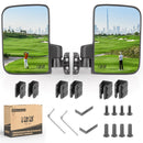 10L0L Folding Golf Cart Side Mirrors – No Drilling Required