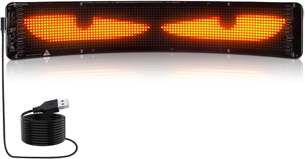 10L0L Golf Cart Devil Eyes LED Display Sign 24" - App