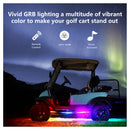 10L0L Golf Cart Glow Light Kit with Remote & Music Sync