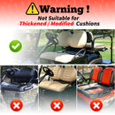 10L0L Golf Cart Seat Covers for Yamaha & Club Car (2-Seater)