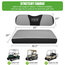 10L0L Light Gray Golf Cart Seat Covers for EZGO & Club Car