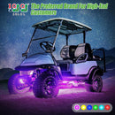 10L0L Multicolor Golf Cart Underglow Light Kit