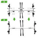 10L0L Universal Golf Cart Seat Belt Kit for 4 Passengers – Bracket