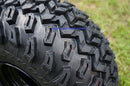 10” Black Golf Cart Wheels + 22” All-Terrain Tires (4-Pack)