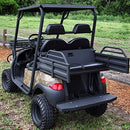 10” Black Golf Cart Wheels + 22” All-Terrain Tires (4-Pack)