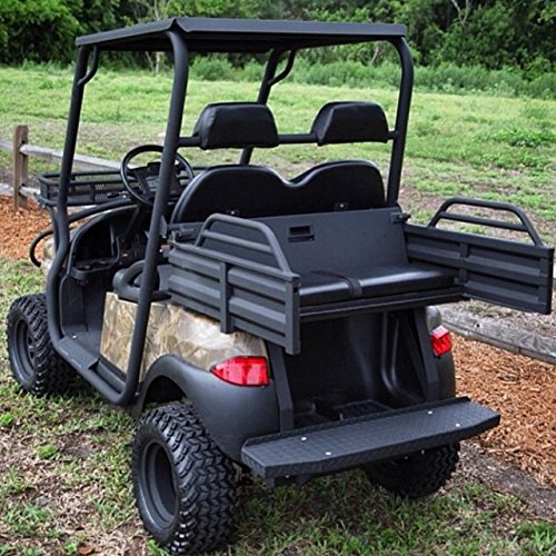 10” Black Golf Cart Wheels + 22” All-Terrain Tires (4-Pack)