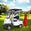 2-Passenger Electric Golf Cart White