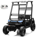 24V 2-Seater Ride-On Golf Cart Black