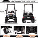 4-Seater Electric Golf Cart Ride-On for Kids