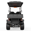 ATS POWER 4-Seater Electric Shuttle Golf Cart 48V 5KW IP67 Waterproof - 25MPH Top Speed 50-60km Range with LED Lights, Disc Brakes & 5-Hour Quick Charging (Black)