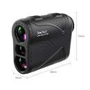 Golf Laser Rangefinder with Slope, Shot Navi Fit2 - Slope ON/Off, Flag Lock & Vibration, 1093 Yards, 6X Magnification, IPX4 Waterproof, Slim Design 4.8oz, Tour Legal (Black)
