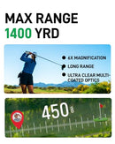 Par Breaker Yard Sync L20 Golf Rangefinder with Slope On/Off Switch, Tournament Legal Mode, 1400-Yard Range, ±1 Yard Accuracy to 500 Yards, Clear Optics, Flag Lock with Vibration, Magnetic Mount