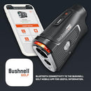 Bushnell Golf Pro X3+ Link Laser Rangefinder with Wind Speed, Slope & Elements Compensation | 1300-Yard Range, 7X Magnification, Dual Display, Visual JOLT & Magnetic Cart Mount
