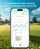 Skymons Portable Golf Launch Monitor, Simulators for Home & Training, Mobile Launch Monitor for Golf Swing Analysis, Tracker & Swing Analyzer, Indoor Outdoor Use, Up to 10 Hours Battery Life.