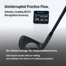 BLACK T SHOT5 Golf Launch Monitor Portable Doppler Radar Swing Speed Trainer with Ball Speed, Club Head Speed, Smash Factor & Distance Tracking, Indoor Outdoor Golf Training Device