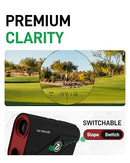 Par Breaker Yard Sync L20 Golf Rangefinder with Slope On/Off Switch, Tournament Legal Mode, 1400-Yard Range, ±1 Yard Accuracy to 500 Yards, Clear Optics, Flag Lock with Vibration, Magnetic Mount