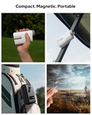 Golf Rangefinder with Slope, 1300 Yards Laser Range Finder for Hunting, 7.5X Magnification Flag Pole Locking Vibration Rechargeable Range Finders with Magnet Golf Accessories Gift for Men (Grey)