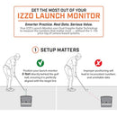 Izzo Golf Swami Launch Master Pro Golf Launch Monitor
