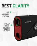 Par Breaker Yard Sync L20 Golf Rangefinder with Slope On/Off Switch, Tournament Legal Mode, 1400-Yard Range, ±1 Yard Accuracy to 500 Yards, Clear Optics, Flag Lock with Vibration, Magnetic Mount