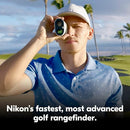 Nikon COOLSHOT PROIII STABILIZED Golf Laser Rangefinder | Waterproof 6X Monocular Optics with Hyper Read, Slope Compensation & Dual Locked ON Quake | Golf & Actual Distance Modes