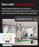 SC4 PRO Golf Launch Monitor & 3D Driving Range Simulator Indoor & Outdoor Use Portable Golf Swing Analyzer Home Tracker with Built-in Screen w/Voice Output 5 Free E3 Courses No Monthly Subscription