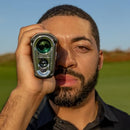 Bushnell Golf Pro X3+ Link Laser Rangefinder with Wind Speed, Slope & Elements Compensation | 1300-Yard Range, 7X Magnification, Dual Display, Visual JOLT & Magnetic Cart Mount