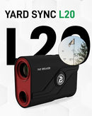 Par Breaker Yard Sync L20 Golf Rangefinder with Slope On/Off Switch, Tournament Legal Mode, 1400-Yard Range, ±1 Yard Accuracy to 500 Yards, Clear Optics, Flag Lock with Vibration, Magnetic Mount