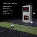 Uneekor EYE MINI CORE Golf Launch Monitor & Simulator, 15 Ball Data Points, Near-Zero Latency, Works with GSPro, TGC19 & E6
