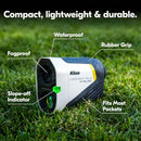 Nikon COOLSHOT PROIII STABILIZED Golf Laser Rangefinder | Waterproof 6X Monocular Optics with Hyper Read, Slope Compensation & Dual Locked ON Quake | Golf & Actual Distance Modes