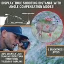 Astra Optix OTX2400B 6x21 2400yd Laser rangefinder for Hunting, Shooting and Golfing with Red OLED Display Fast 0.1s and Accurate +/-1 yd. Range Finder with Ballistics