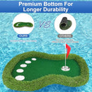 Sagsewful Floating Golf Green for Pool, Floating Chipping Game Mat for Lake