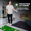 Back 2 Basics 10ft Green Golf Putting Mat - True-to-Life Green Simulation Golf Putting Mat - Ideal Indoor/Outdoor Training Aid - Created by Expert Golfers - Golf Gifts for Christmas