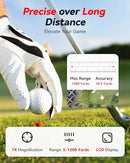 REDTIGER Golf Rangefinder, 7X Magnification 1200 Yards Laser Range Finder with Slope, Built-in Magnetic Bracket, Flag Pole Locking Vibration＆Rechargeable, GolfVue Series 1 pro