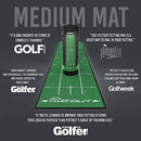 PuttOUT Medium Putting Mat - Perfect Your Golf Putting (7.9ft x 1.6ft)(Green)