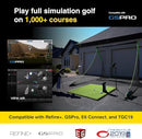 Eye MINI by Uneekor – Portable Indoor/Outdoor Golf Launch Monitor & Simulator, 19 Metrics, Near-Zero Latency, Sunlight-Readable E-Ink Display, up to 8h Battery, GSPro/TGC19/E6/iPad/AI Compatible