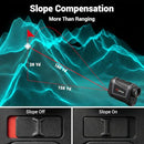 Golf Rangefinder with Slope & Magnetic Mount - High Precision Golf Distance Meter for Golfers,Flag Pole Locking Vibration, IP54, Ergonomic Design, Anti-Shake,Rechargeable Golf Accessories for Golfers