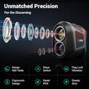 Golf Rangefinder with Slope & Magnetic Mount - High Precision Golf Distance Meter for Golfers,Flag Pole Locking Vibration, IP54, Ergonomic Design, Anti-Shake,Rechargeable Golf Accessories for Golfers
