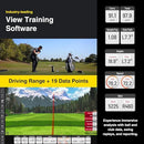 Eye MINI by Uneekor – Portable Indoor/Outdoor Golf Launch Monitor & Simulator, 19 Metrics, Near-Zero Latency, Sunlight-Readable E-Ink Display, up to 8h Battery, GSPro/TGC19/E6/iPad/AI Compatible