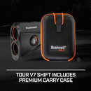 Bushnell Golf Tour V7 Shift Laser Rangefinder with Tour Trusted Slope Technology, Dual Color Display, Yardage Range Recall, 1300-Yard Range & 6X Magnification