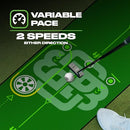 Back 2 Basics 10ft Green Golf Putting Mat - True-to-Life Green Simulation Golf Putting Mat - Ideal Indoor/Outdoor Training Aid - Created by Expert Golfers - Golf Gifts for Christmas