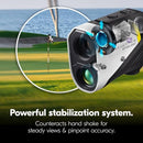 Nikon COOLSHOT PROIII STABILIZED Golf Laser Rangefinder | Waterproof 6X Monocular Optics with Hyper Read, Slope Compensation & Dual Locked ON Quake | Golf & Actual Distance Modes