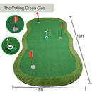 Chriiena Golf Putting Green,Large Practice Putting Mat for Indoor Outdoor